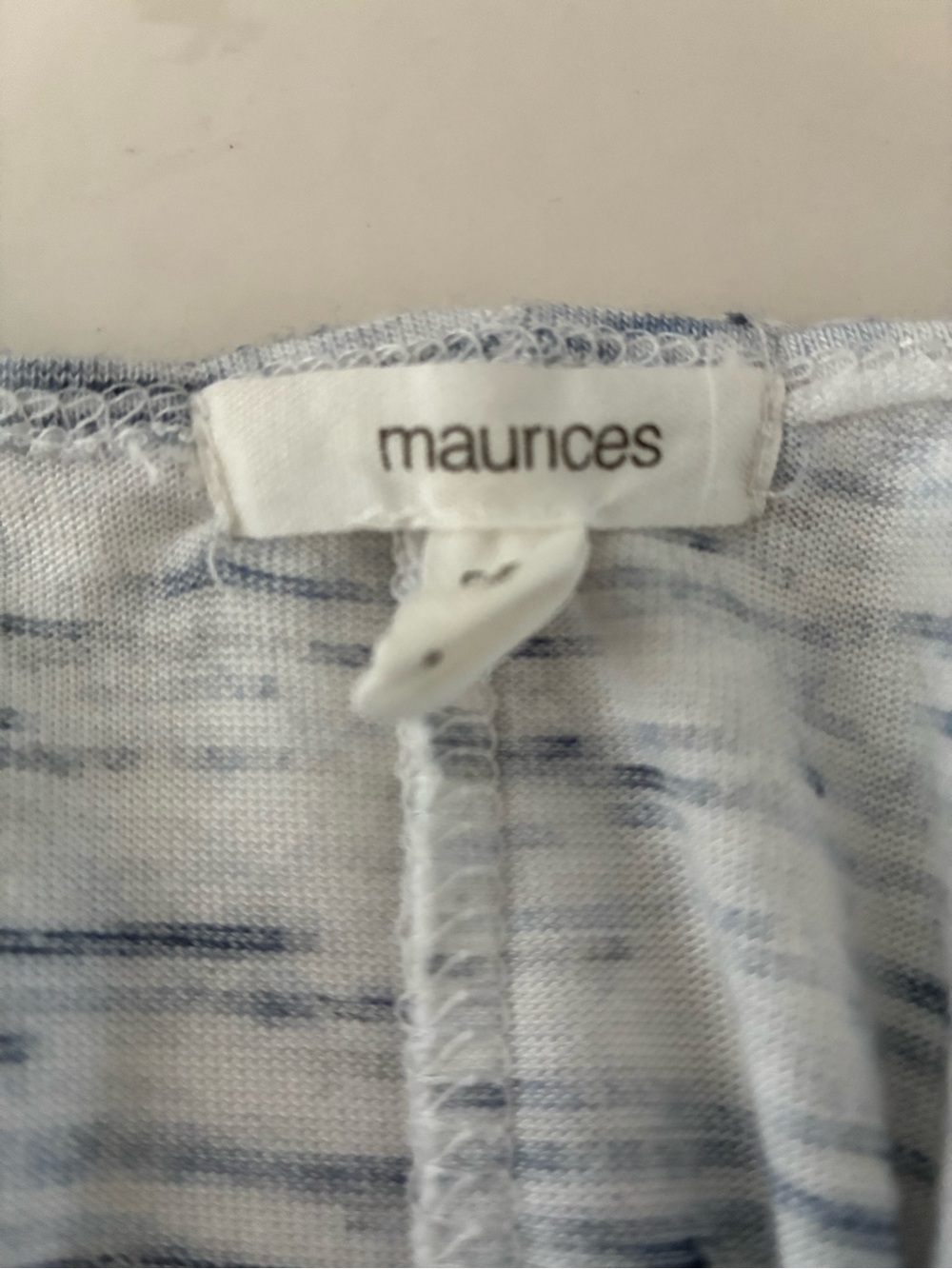 Maurices Red, White & Blue Star-Print V-Neck Tank Size Medium - Picture 2 of 4